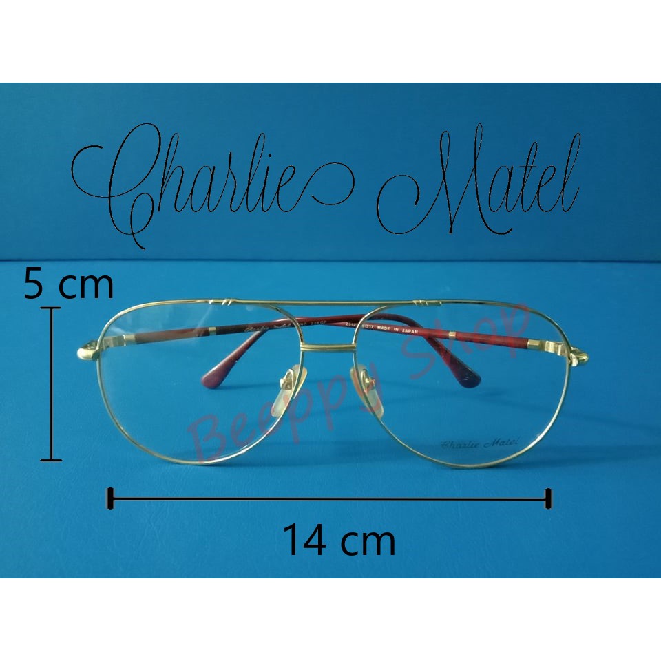 แว่นตา-charlie-matel-รุ่น-2512-แว่นตากันแดด-แว่นตาวินเทจ-แฟนชั่น-แว่นตาผู้ชาย-แว่นตาวัยรุ่น-ของแท้