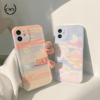 รูปภาพขนาดย่อของเคสโทรศัพท์ ชนิดซิลิโคน พิมพ์ลายสีน้ำมัน สำหรับ iPhone 11 Pro Max X Xr Xs Max 7 8 Plus Se 2020 12 Pro Max 12 Mini 13 pro max 13 miniลองเช็คราคา