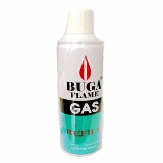 ภาพหน้าปกสินค้าถูกที่สุด!! (1 กระป๋อง) BUGA FLAME GAS  REFILL แก๊สไฟแช๊ค แก๊สเติมไฟแช็ค ก๊าซเติมไฟแช็ค บูก้า ขนาด 200กรัม (375 ml) ที่เกี่ยวข้อง