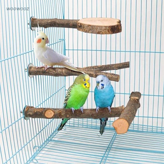 ภาพหน้าปกสินค้าLucky* ของเล่นแพลตฟอร์มไม้รูปนก 3 ชิ้นสําหรับ Cockatiel Conure Budgie Lovebird ซึ่งคุณอาจชอบราคาและรีวิวของสินค้านี้