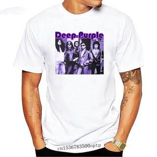 เสื้อยืดผ้าฝ้ายCOTTON ขายดี เสื้อยืดลําลอง แขนสั้น พิมพ์ลาย Deep Purple 6 Deep Purple สําหรับผู้ชาย LCjimh96BNmpoa66S-5X