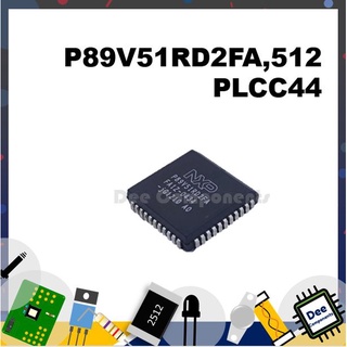 P89V5 Microcontrollers - MCU PLCC44 4.5 - 5.5 V -40°C ~ 85°C P89V51RD2FA,512  NXP 1-1-14