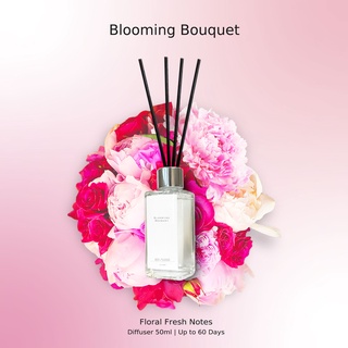 ก้านหอม ปรับอากาศ Diffuser กลิ่น Blooming Bouquet บลูมมิ่ง โบเก้ 50ml ฟรี!! (ไม่มีกล่อง)
