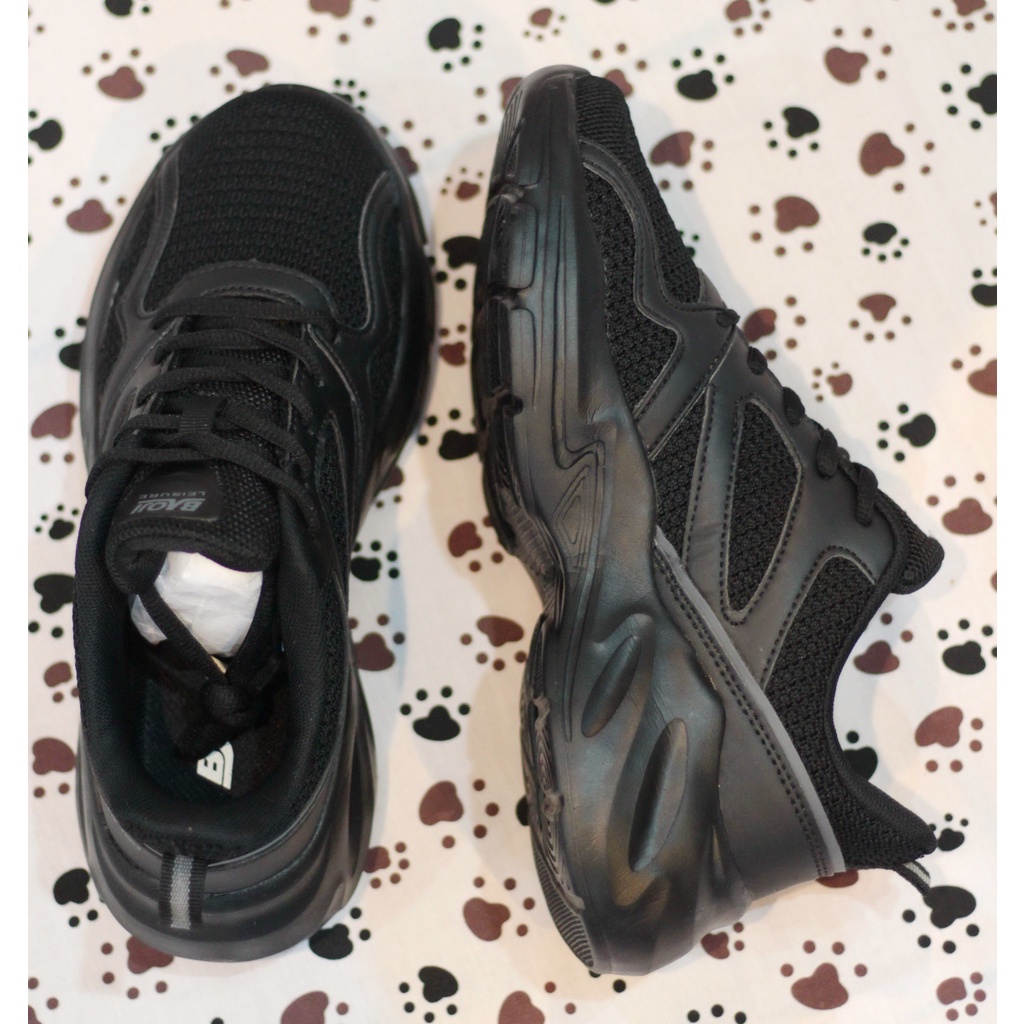 baoji-รุ่น-bjw-662-black-รองเท้าผ้าใบ-ผู้หญิง-สีดำ-แฟชั่น-สินค้าใหม่มือ1-ลิขสิทธิ์ของแท้100-จาก-baoji-มีของ-พร้อมส่ง