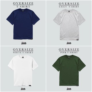 Just Say Bad ® เสื้อ Oversize สีเทา กรม เขียวมะกอก ขาว (แบบผ่าข้าง)  OB