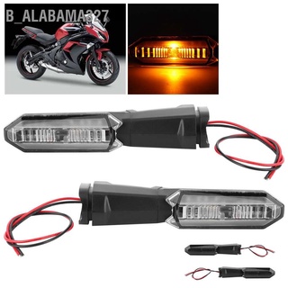 B_Alabama327ไฟเลี้ยว Led 12V สีเหลืองอําพัน สําหรับ Kawasaki Z250 Z800 Z900 Z900Rs Z1000 2 ชิ้น