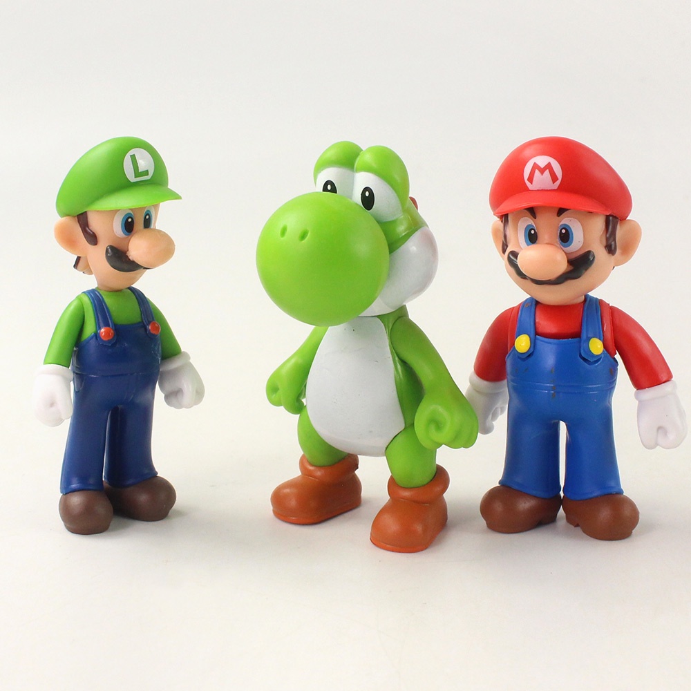 ของเล่นฟิกเกอร์-super-mario-bros-mario-luigi-lassiter-series-pvc-ขนาด-10-ซม-3-ชิ้น-ต่อชุด