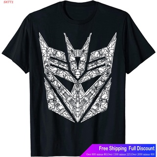 SKTT1 เสื้อยืดแขนสั้น Transformers Decepticons Detailed Logo T-Shirt Short sleeve T-shirts