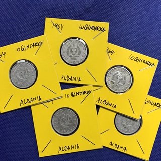 Special Lot No.60219 ปี1964 ALBANIA 10 QINDARKA เหรียญสะสม เหรียญต่างประเทศ เหรียญเก่า หายาก ราคาถูก
