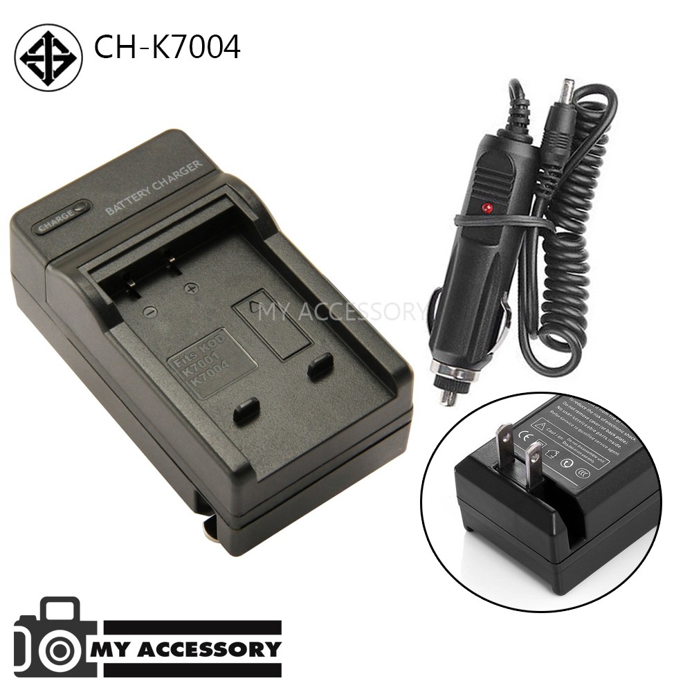 แท่นชาร์จแบต CHARGER KODAK KLIC-7004 (K7004) พร้อมสายชาร์จรถยนต์ ...
