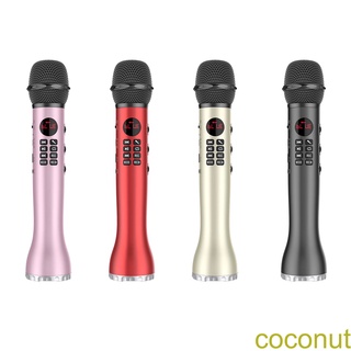 [Coco]L-598 Handheld K Song Microphone Wireless Bluetooth Microphone Pocket KTV Mic Bluetooth Speaker