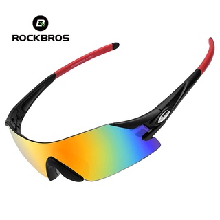 Rockbros แว่นตากันแดด เลนส์โพลาไรซ์ UV400 สําหรับผู้ชาย เหมาะกับการขี่รถจักรยานเสือภูเขา เสือหมอบ
