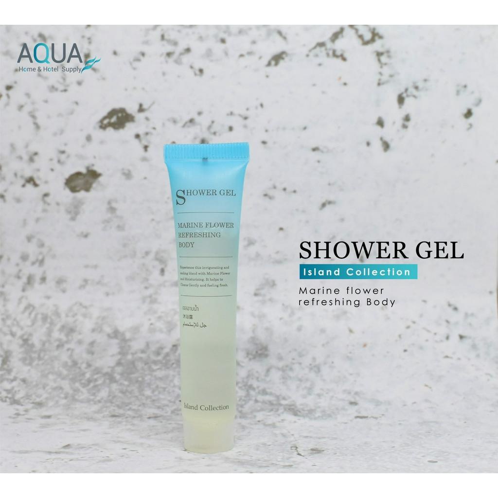 ครีมอาบน้ำโรงแรม-เจลอาบน้ำ-รุ่น-island-shower-gel-แพ็คชนิดละ125ชิ้น-ของใช้ในโรงแรม-ของโรงแรม-อเมนิตี้-hotel-amenities