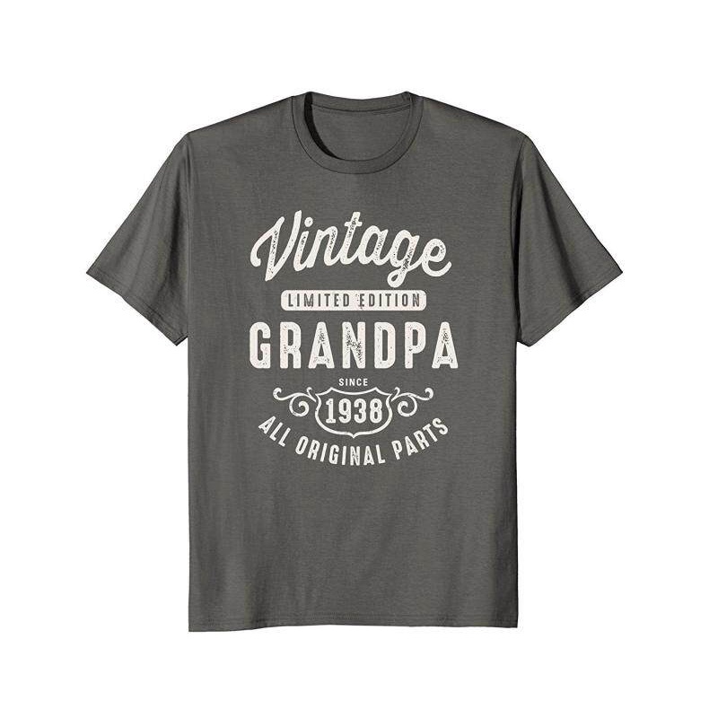 wanyg-เสื้อยืดคอกลม-พิมพ์ลาย-grandpa-1938-80th-birthday-gi-สไตล์วินเทจ-คลาสสิก-ของขวัญวันพ่อ-สําหรับผู้ชายสามารถปรับแต่ง