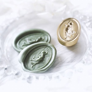 พร้อมส่งจากไทย💚ครั่ง ขี้ผึ้ง ตราประทับ แสตมป์ สแตมป์ ตราปั๊ม sealing wax seal stamp