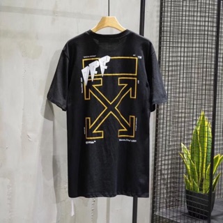 เสื้อยืด Off-White Macau Golden  Arrow T-Shirtเสื้อยืด เสื้อแฟชั่นผญ