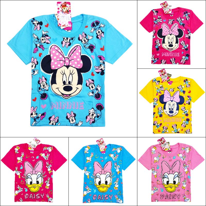 เสื้อยืดเด็ก-มินนี่เม้าส์-minnie-mouse-เดซี่-daisy-สินค้าลิขสิทธิ์