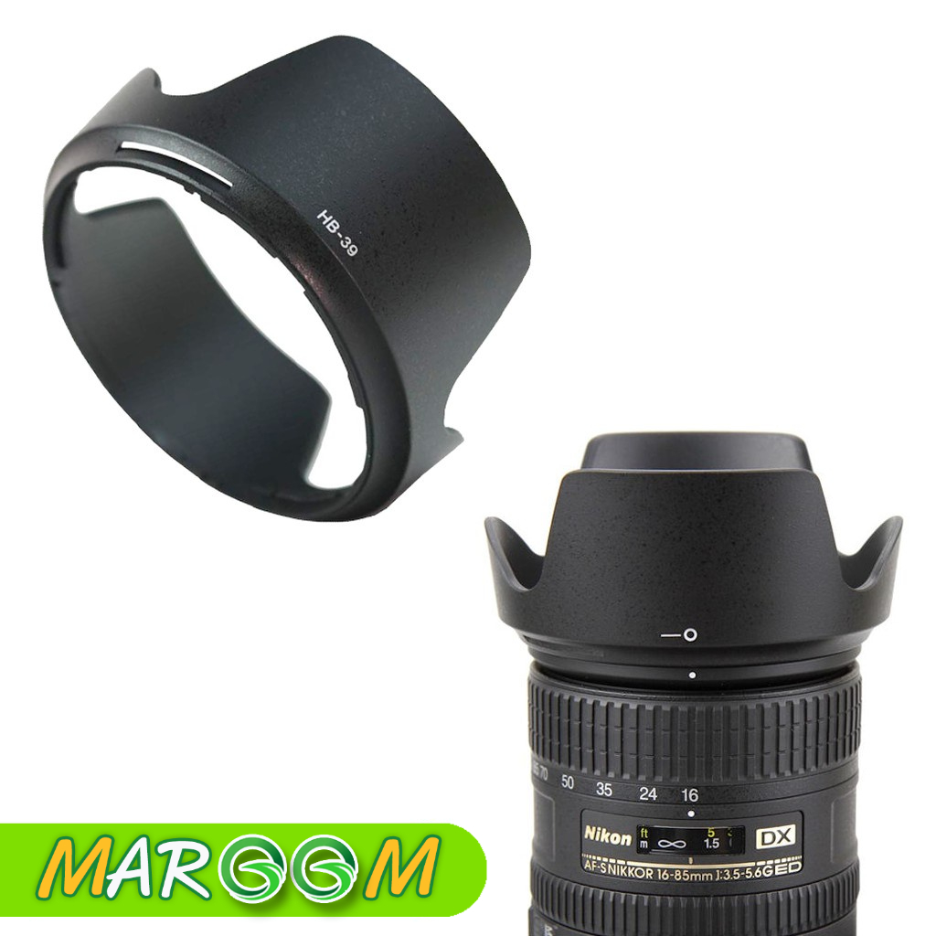 Lens Hood HB39 For Nikon 1685mm f/3.55.6G ED VR เลนส์ฮู้ด Shopee