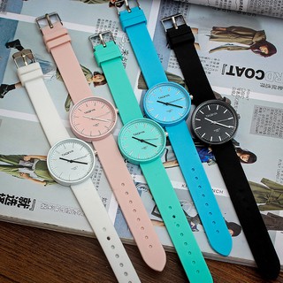 ภาพหน้าปกสินค้านาฬิกาข้อมือ สีสันสดใส สไตล์เกาหลี แฟชั่นสำหรับผู้หญิง N03 🔥 พร้อมจัดส่งจาก กรุงเทพ 🔥 ซึ่งคุณอาจชอบราคาและรีวิวของสินค้านี้