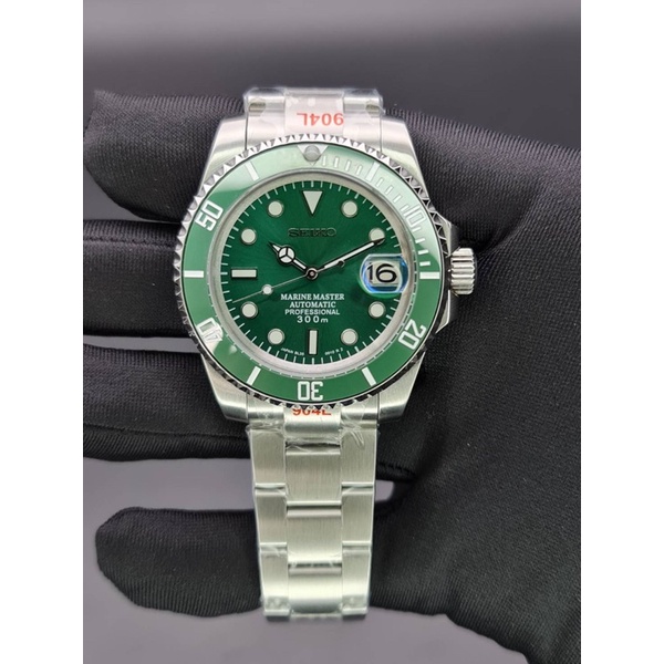 Montre Seiko Mod Marinemaster Hulk - 40mm, Neuve Sans étiquette, étanche