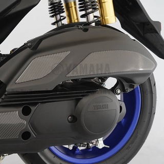 BBRSPADCM4KA  สติ๊กเกอร์ ฝาครอบกรองอากาศคาร์บอน Yamaha All New Aerox 2021 แท้ศูนย์ BBR-SPADC-M4-KA