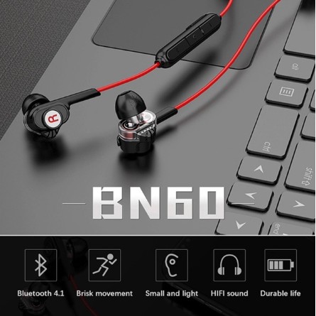 uiisii-หูฟังsmall-หูฟังuiisii-รุ่นbn60-earbuds-wireless-earphones-with-mic-magnetic-headphones-bluetooth-ของแท้100