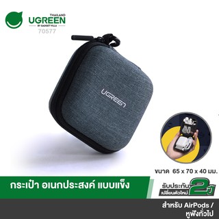 ภาพหน้าปกสินค้าUGREEN รุ่น 70577 กระเป๋า Case Bag, กระเป๋าอเนกประสงค์ แบบแข็ง AirPods Wireless Earbuds Bluetooth ที่เกี่ยวข้อง