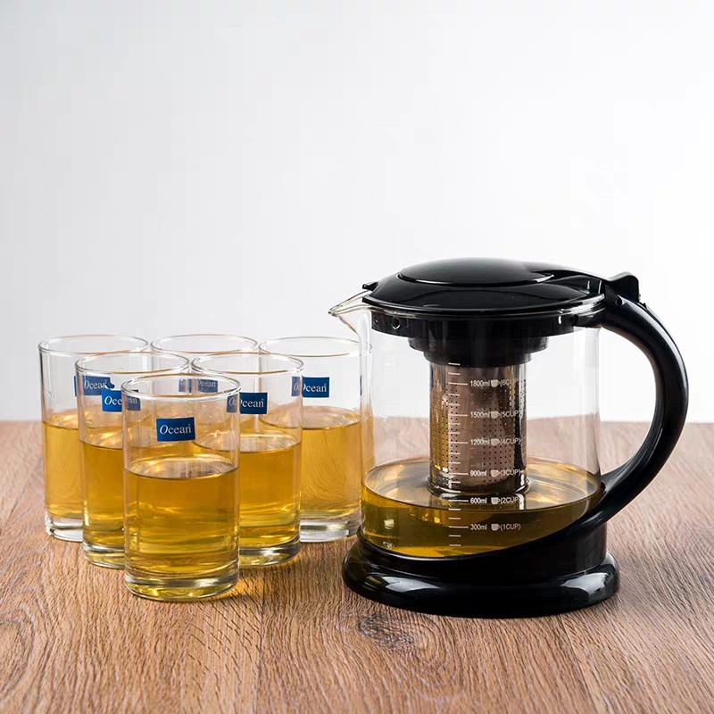 กาน้ำชา-ขนาด-1000-มล-สามารถกรองใบชาได้-กาชงชา-แก้วชงชา-ชุดชงชา-ที่ชงชา-กาต้มชา-กาชงชามีที่กรอง-กาน้ำชงชา-กาน้ำชาจีน