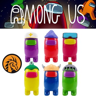 🔥พร้อมส่ง🔥โมเดล Among Us แบบมีไฟกระพริบ🔅🔆 ขนาด 10 ซม. เกรดพรีเมี่ยม สีสันสดใส บนหัวมี item น่ารักสุดๆเลยครับผม❤