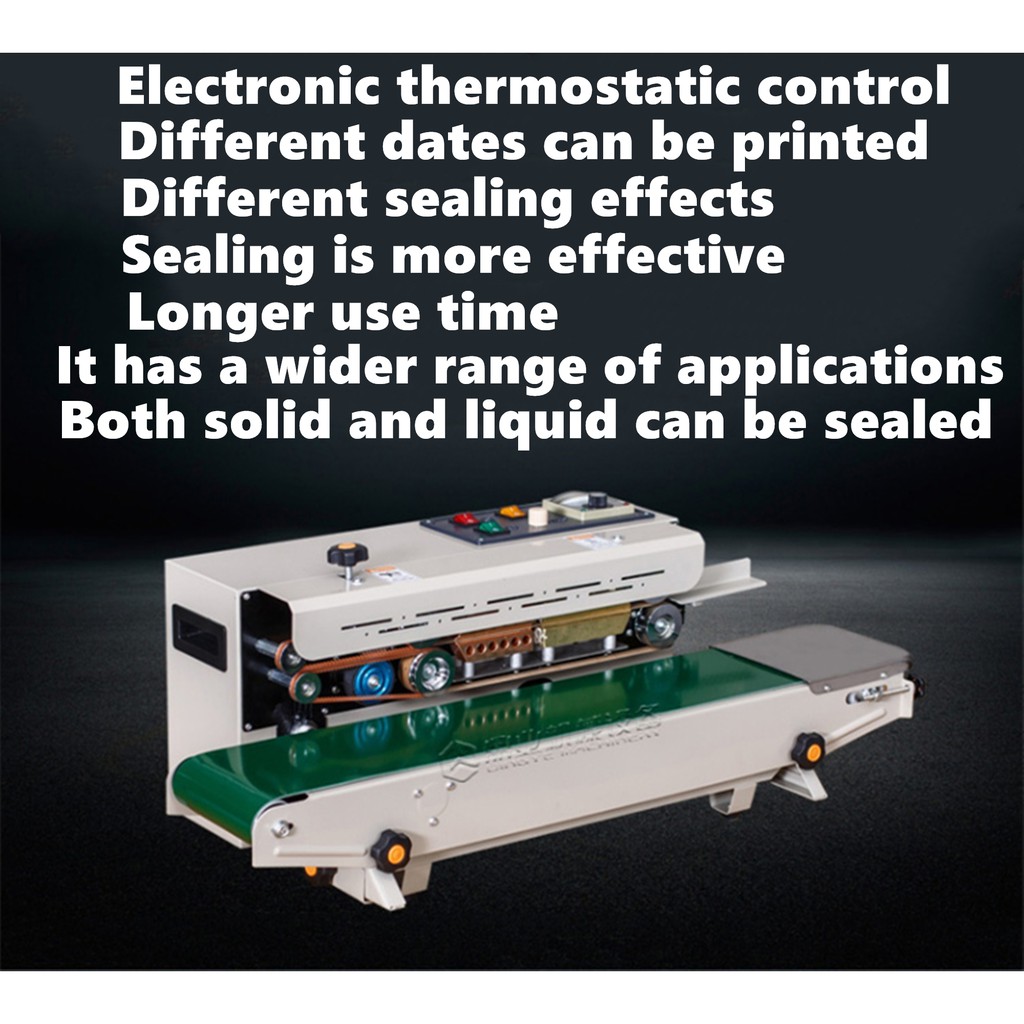 เครื่องซีลสายพานแนวนอน-zb-900-เครื่องปิดผนึกอัตโนมัติถุงพลาสติกฟิล์มชาอลูมิเนียมฟอยล์เครื่องปิดผนึกถุง