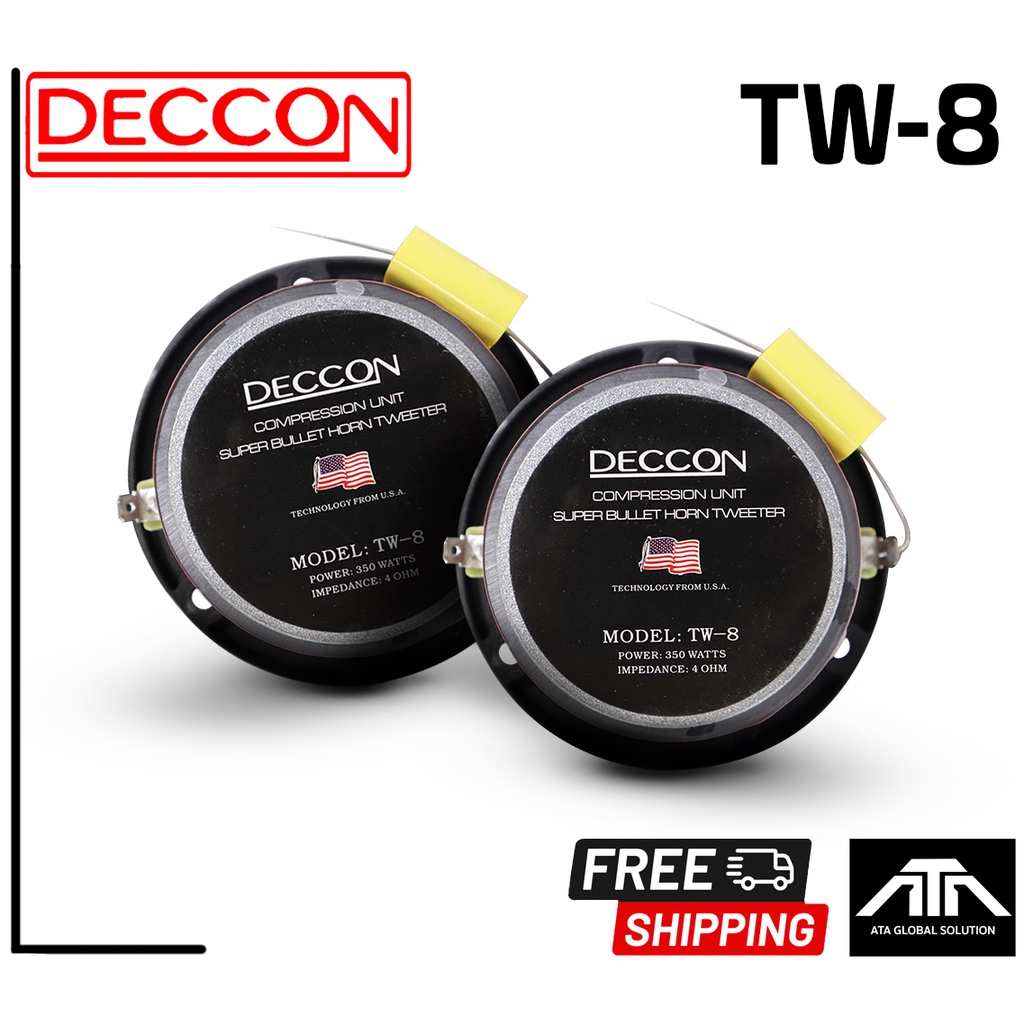 แพ็ค-1-คู่-ลำโพง-tweeter-deccon-tw-8-เสียงแหลม-ดังไกล-เสียงเพราะ-ลำโพงทวิสเตอร์-deccon-tw-8