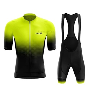 Huub ชุดเสื้อแขนสั้น ลาย Triathlon Ropa Ciclismo Verano แฟชั่นฤดูร้อน สําหรับผู้ชาย 2022