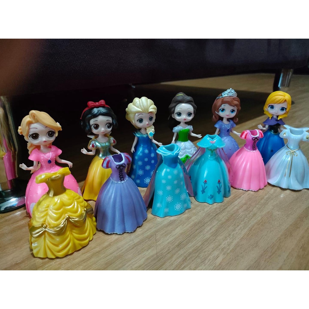 เจ้าหญิงดิสนีย์เปลี่ยนชุดได้-โมเดลเจ้าหญิง-disney-princess-รุ่นใหม่-เปลี่ยนชุดได้