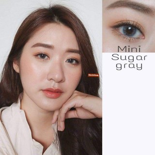 คอนแทคเลนส์ (kitty kawaii) Mini Sugar Gray  (สายตาปกติ)