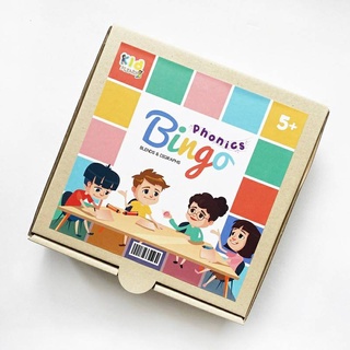 เกมบิงโกโฟนิค Phonics Bingo เขียนแล้วลบได้ Vanda Learning