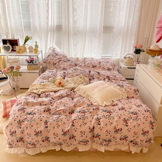 ผ้าปูที่นอน (ลาย ดอกไม้ 🌸🌷)