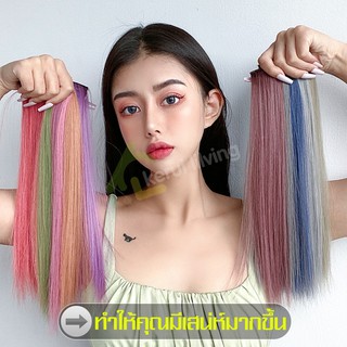 ช่อผมไฮไลท์ แฮร์พีชผมปลอม ช่อไฮไลท์ กิ๊บไฮไลท์ผม ผมปลอม Hairpiece สีผมไฮไลท์ แบบกิ๊บติดผม