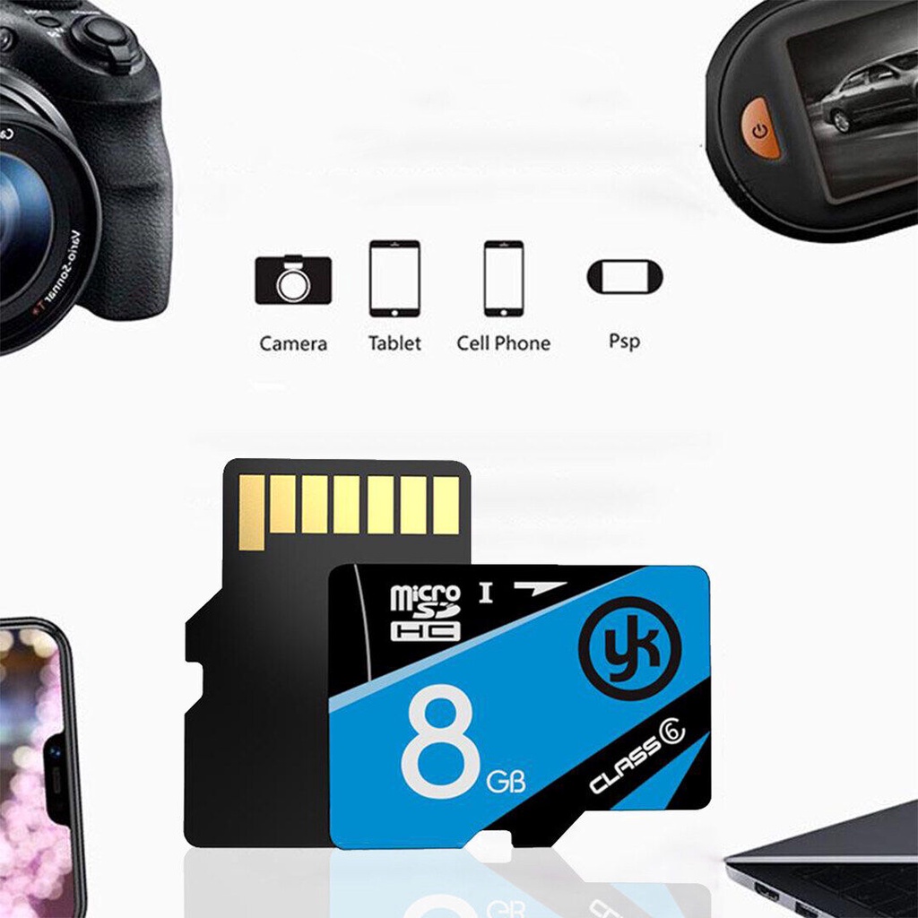 ภาพสินค้าHNT / YK DESIGN MICRO SD 8GB ( CLASS 6 ) MICRO SDHC CARD MEMORY MMC ORIGIN จากร้าน hnt2008 บน Shopee ภาพที่ 2
