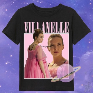 [S-5XL] 【ลดอายุ】Gildan เสื้อยืด ผ้าฝ้าย 100% พิมพ์ลาย Killing Eve Villanelle 90S สไตล์วินเทจ (1)