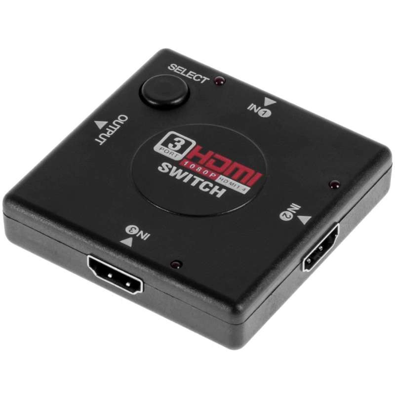 Mini 3-Port HDMI Switch Switcher HDMI Splitter HDMI Port for HDTV 1080P ...