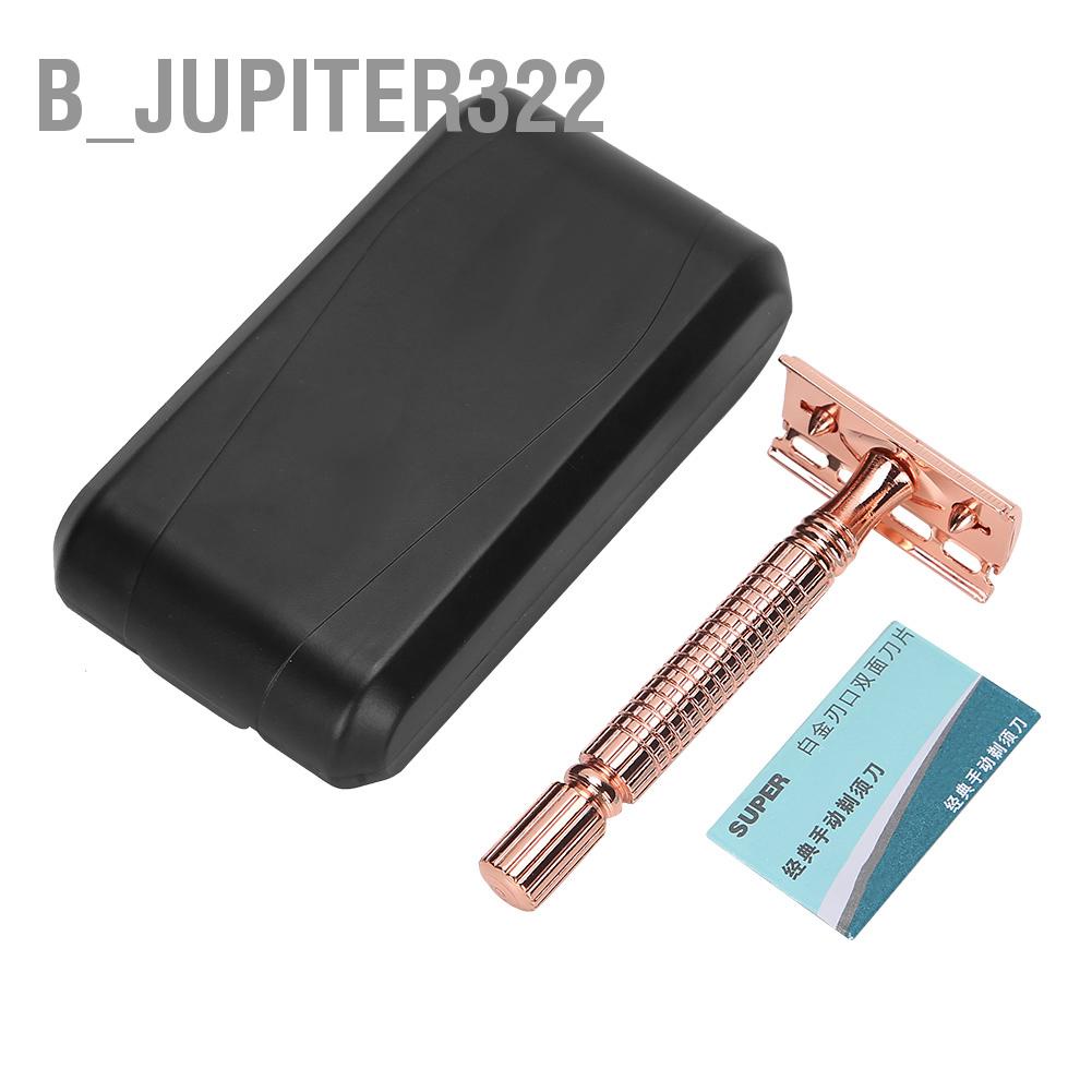 b-jupiter322-ใบมีดโกนหนวด-สเตนเลส-ขอบคู่-คลาสสิก-ปลอดภัย-สําหรับผู้ชาย