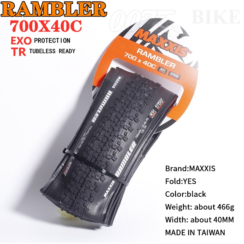 Maxxis RAMBLER ยางล้อรถจักรยาน 700x40C 700x45C 50C | Shopee Thailand