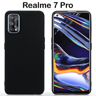 TPU Case เคสเรียวมี Realme 7Pro เคสซิลิโคน เคสนิ่ม สวยและบางมาก เคสสีดํา เคสมือถือ Realme7pro