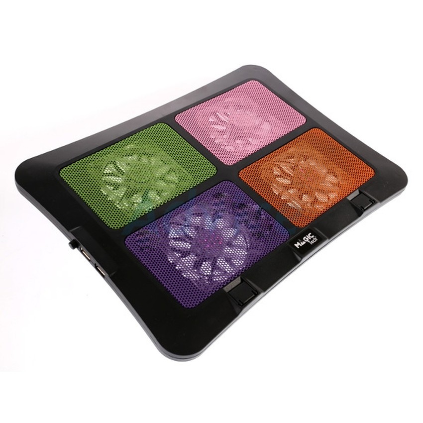 Magic Tech Cooler Pad N-60C 4Fan (Biack) | Shopee Thailand