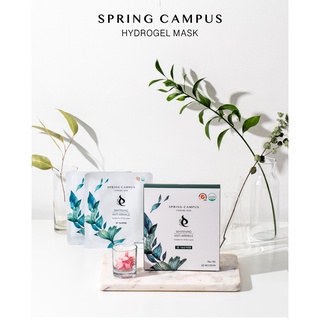 spring campus hydrogel mask มาสก์หน้าเกาหลีรวมวิตามินและสารสกัดจากพืชหลากชนิด 30gx6pcs