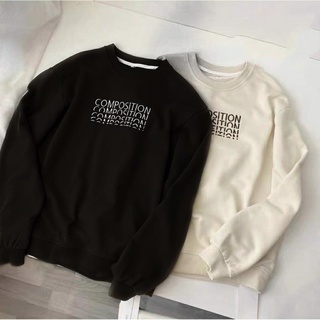 ส่วนประกอบของวัสดุ OBLONG SWEATER CREWNECK