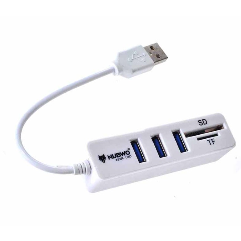 สุดคุ้ม-เพิ่มช่อง-ยูเอสบี-ตัวอ่านการ์ด-usb-hub-3-port-card-reader-2-in1