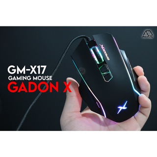 ภาพหน้าปกสินค้าเมาส์สำหรับเล่นเกมส์ GADONX GM-X17 PRO MACRO GAMING MOUSE RGB DPI สูงสุด 7,200 ⚡ ห้ามพลาดดด ที่เกี่ยวข้อง