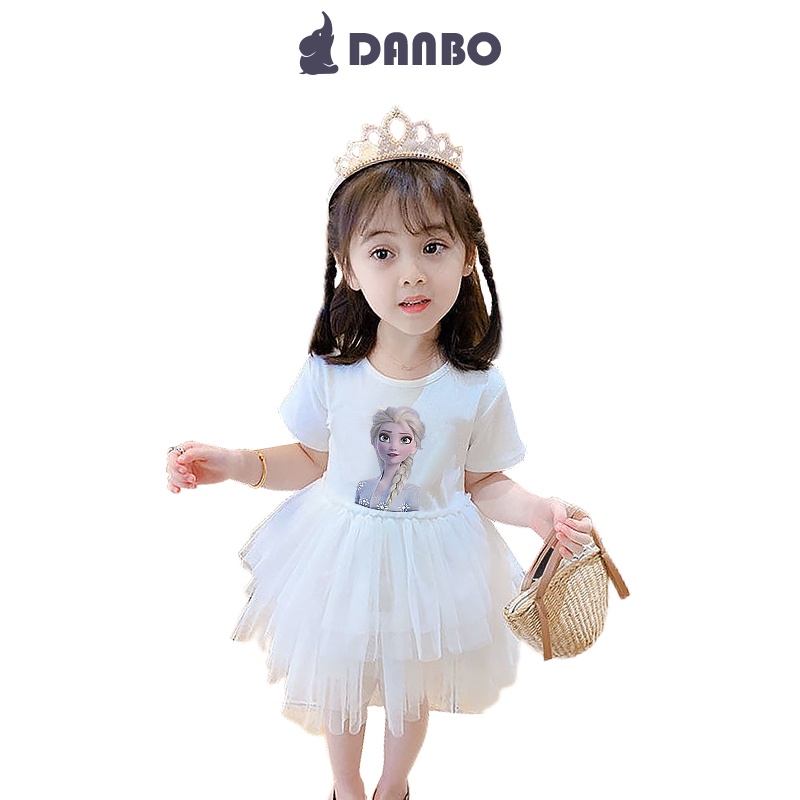 danbobaby-ชุดเดรสเจ้าหญิงเอลซ่า-ผ้าตาข่าย-สีชมพู-น่ารัก-สําหรับเด็ก