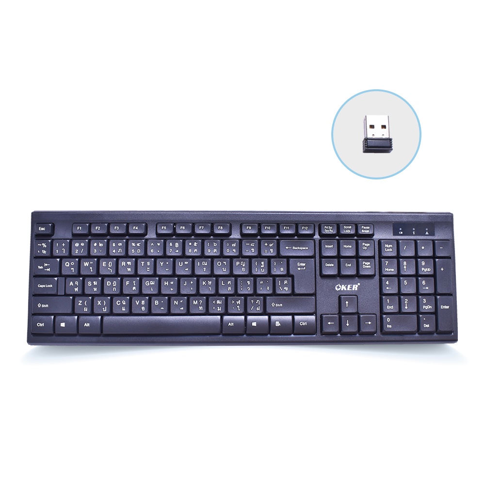 ส่งเร็ว-oker-keyboard-k-199-wireless-desktop-2-4ghz-คีย์บอร์ด-ไร้สาย-full-size-dm-199
